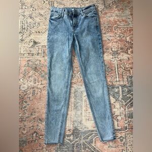 Old Navy Women's Light Blue Rockstar Super Skinny Jeans Size 2